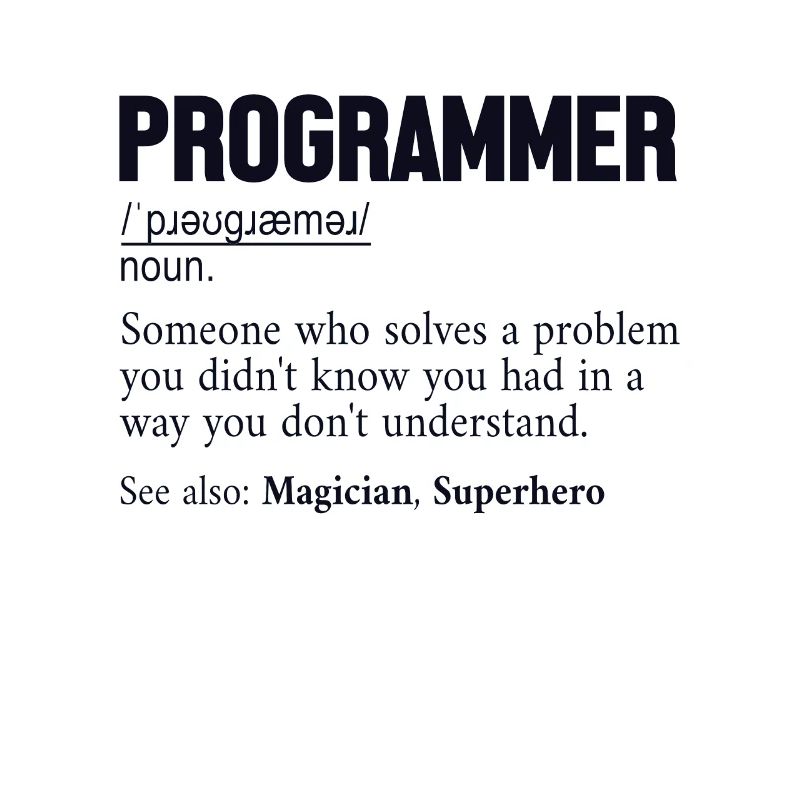 Programmer Definition Softwareentwickler Coder