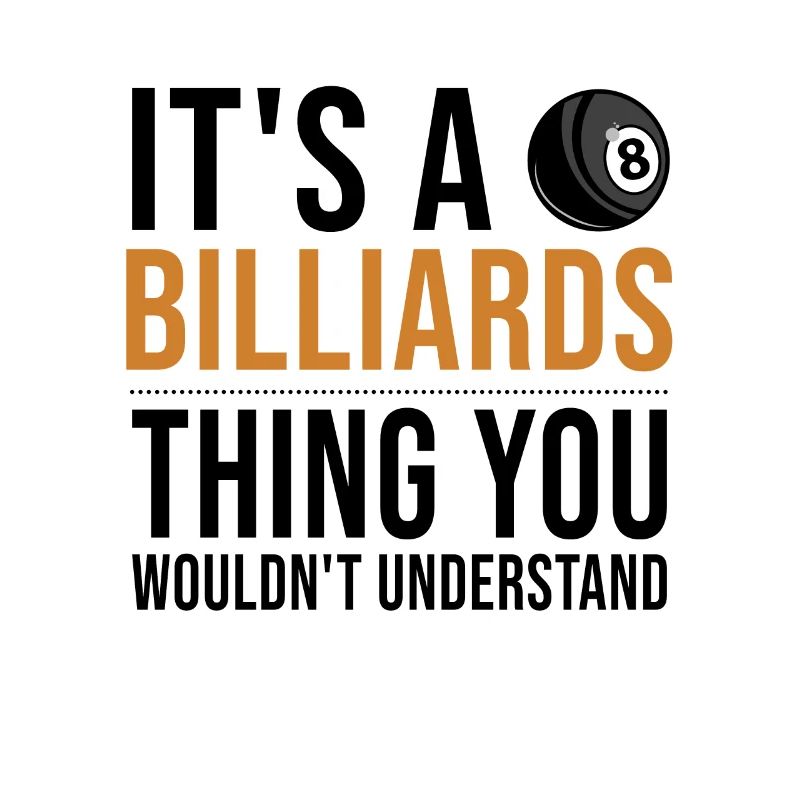 C’est un truc de billard Billardtisch Billard