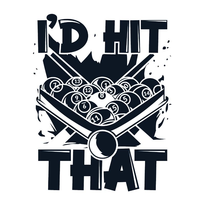 J’avais frappé ce billard de billard