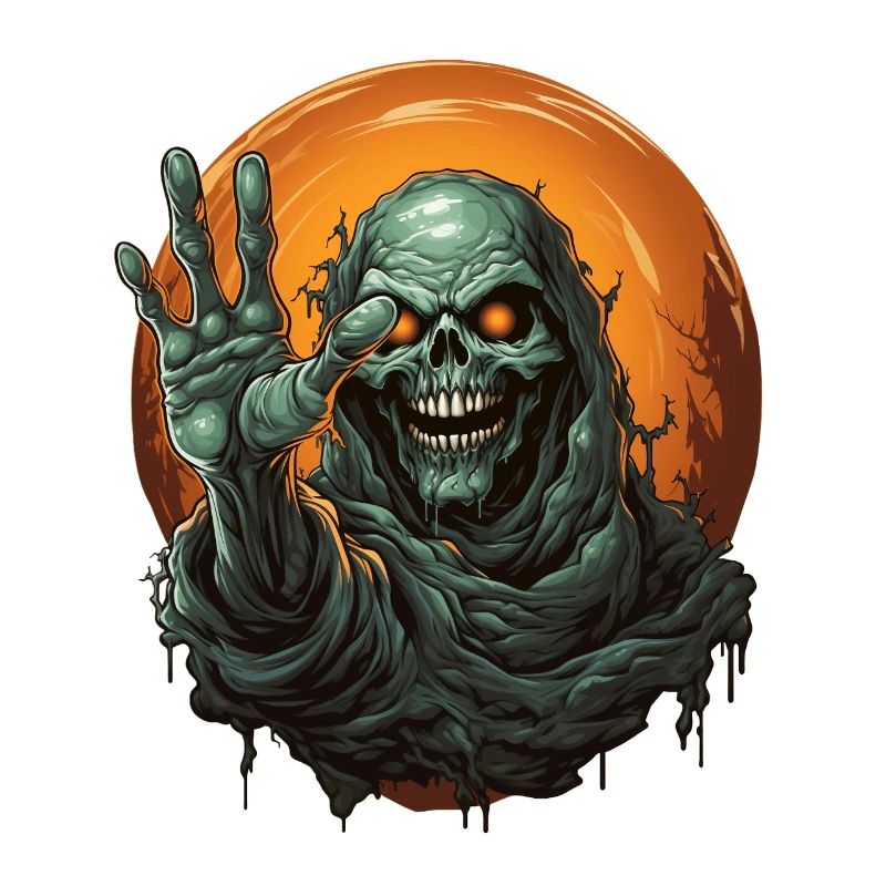 Halloween Emerging Hands Spooky Pumpkin