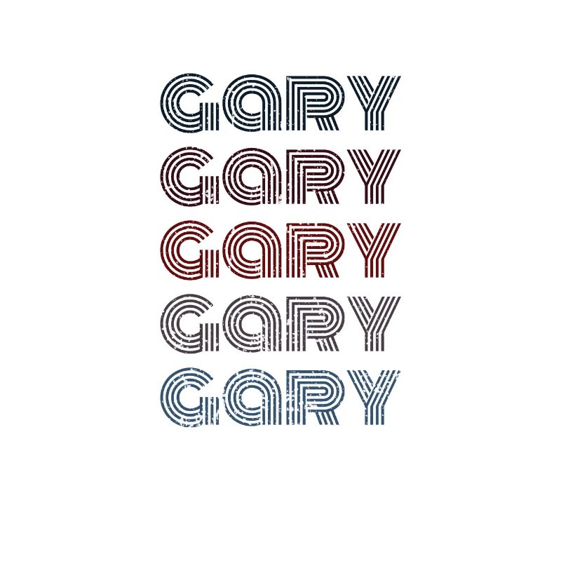 70s Retro Name Vintage Personalized Gary