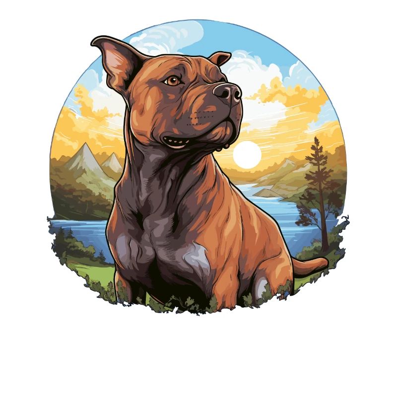 Chien Pitbull américain