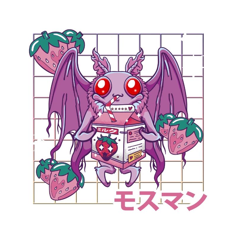 Mothman Strawberry Milk Shake