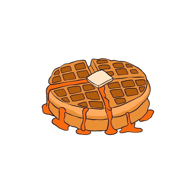 Waffle making waffle maker