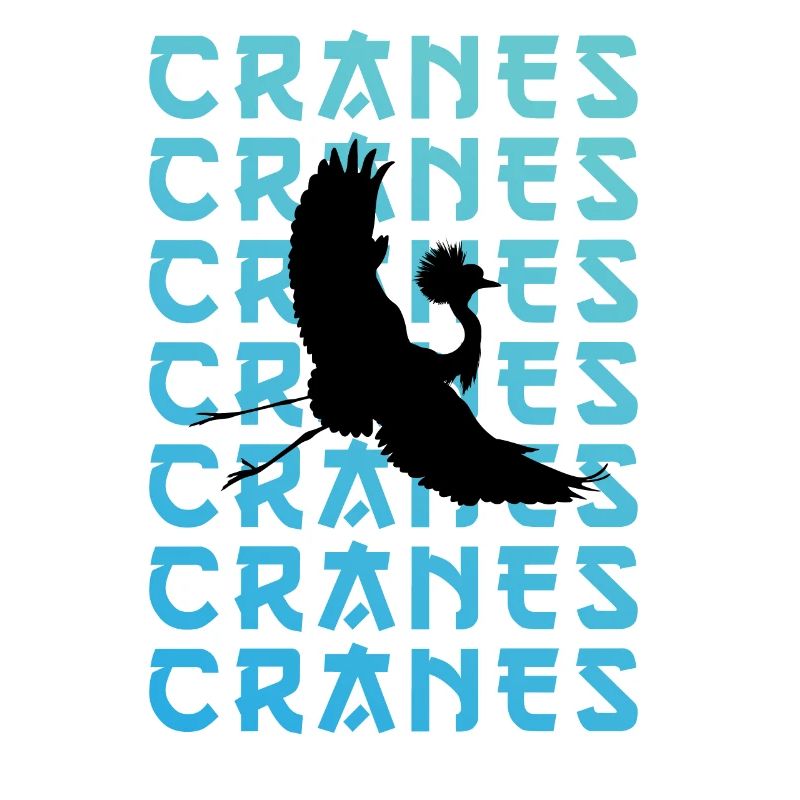 Crane Silhouette Shadow Art