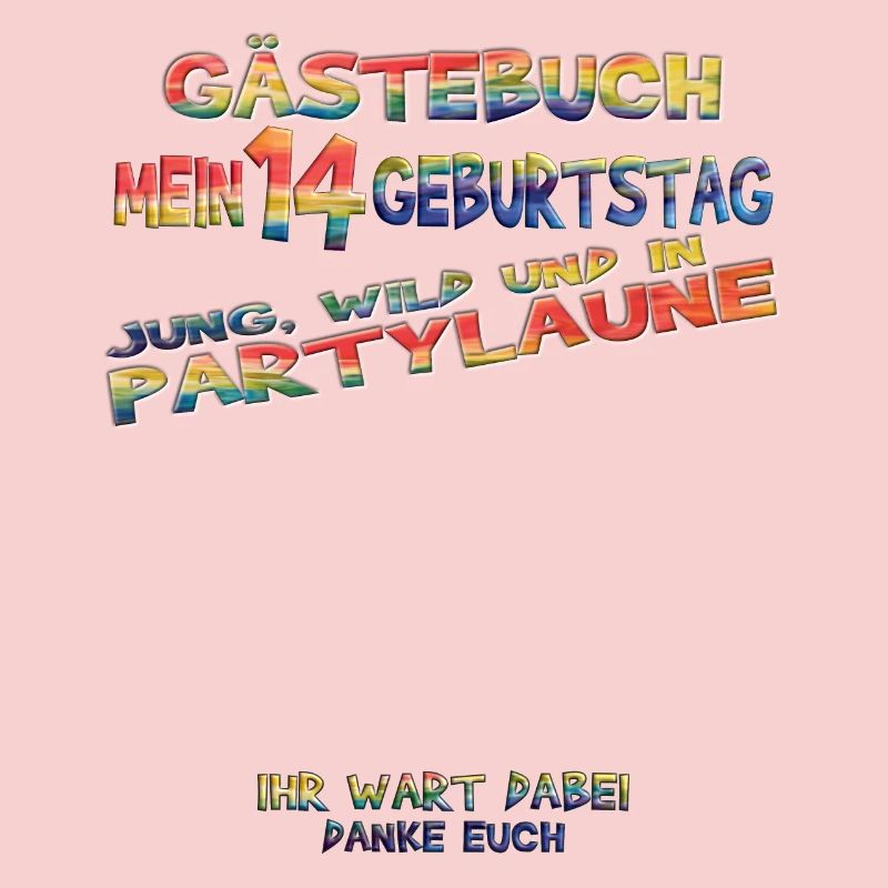 14. Geburtstag Mädchen & Junge Gästebuch