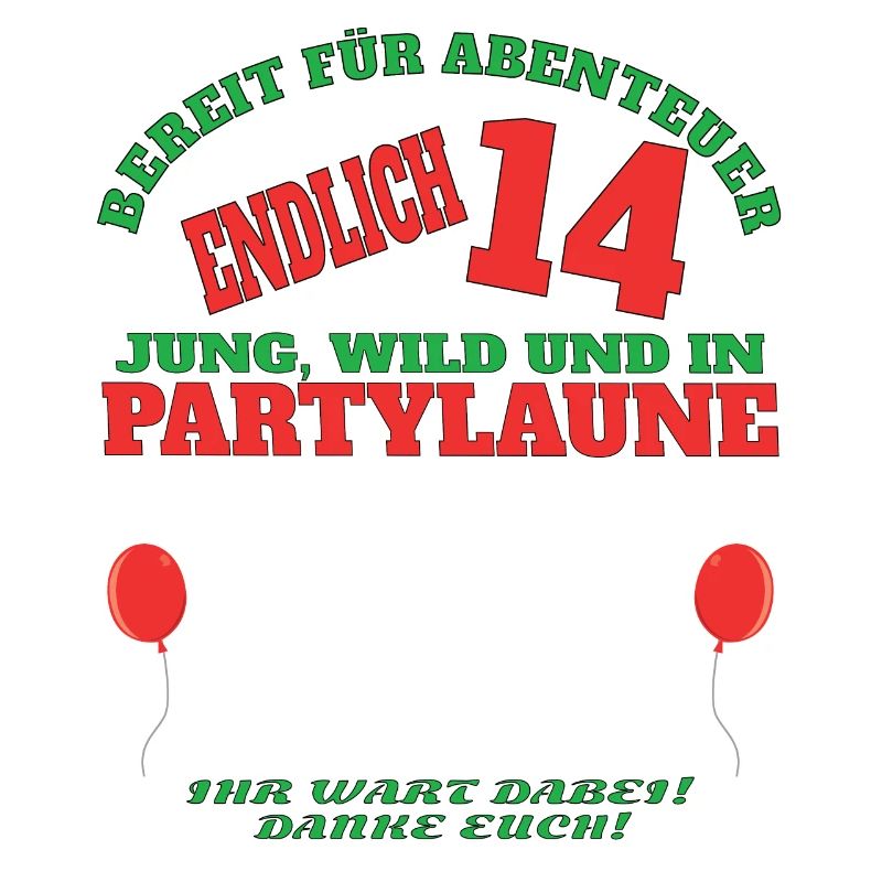 14. Geburtstag Mädchen & Junge Gästebuch