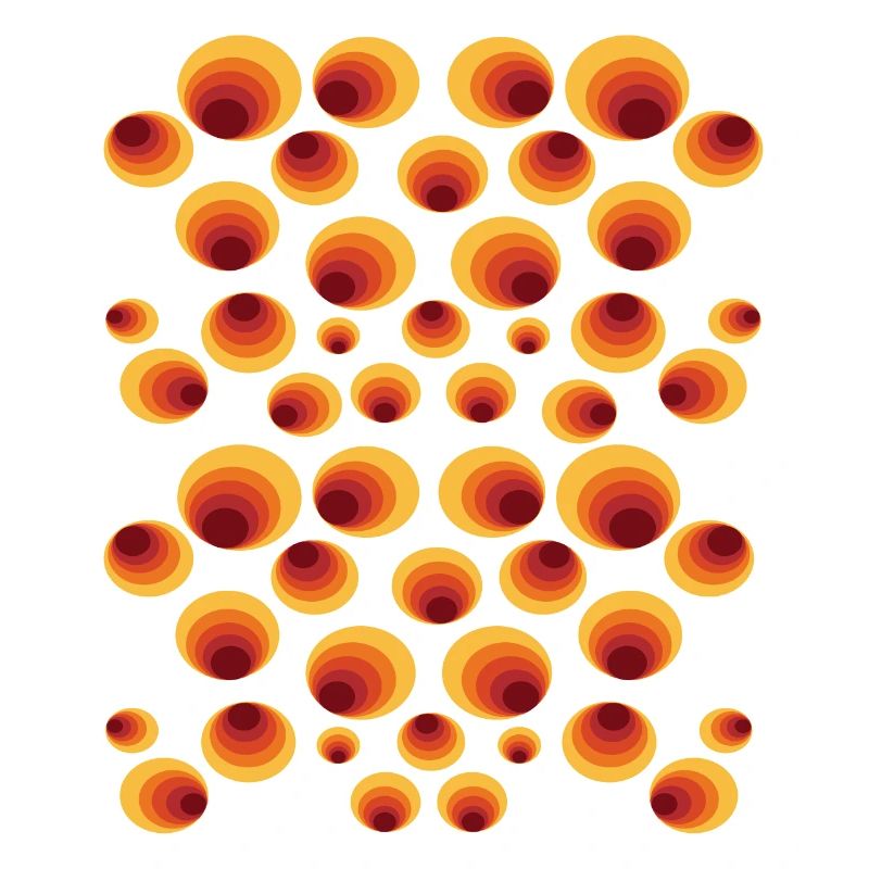 50 ' s 60 ' s Polka Dot Circle Style Pattern