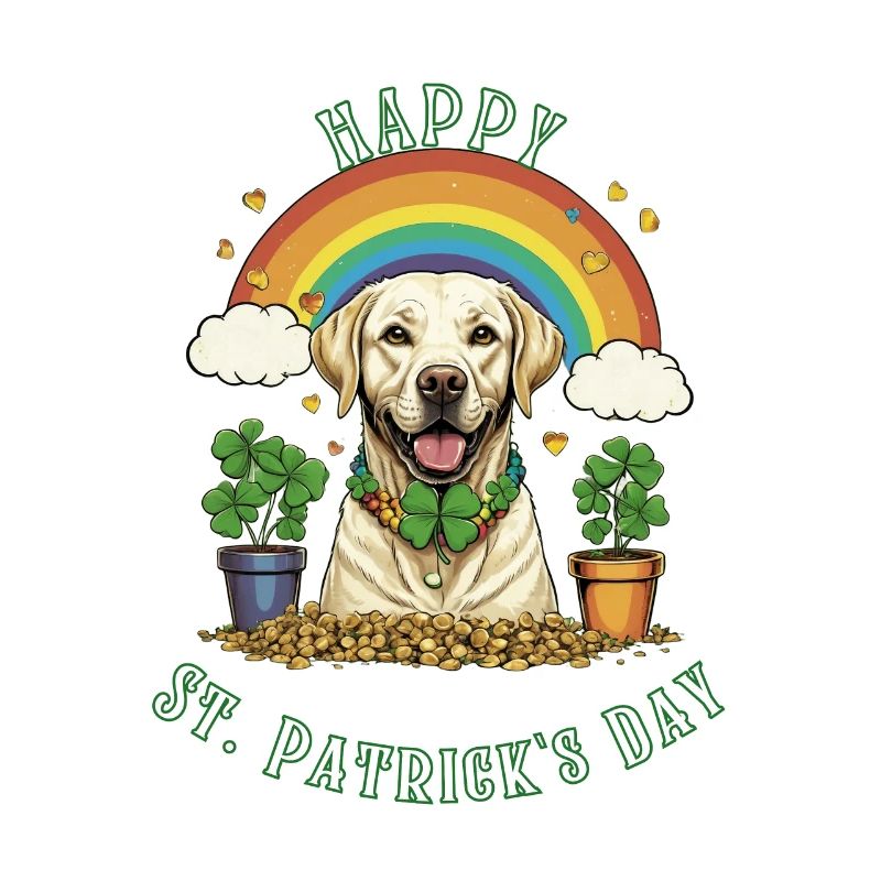 Clover St. Patrick's Day Labrador