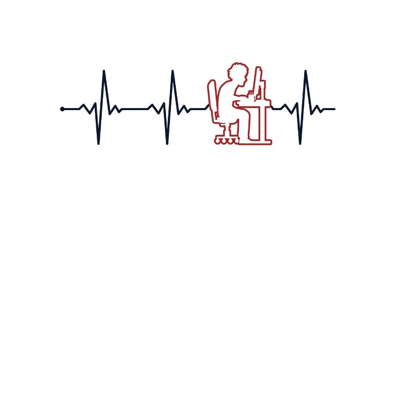 Programmer Heartbeat Softwareentwickler Coder