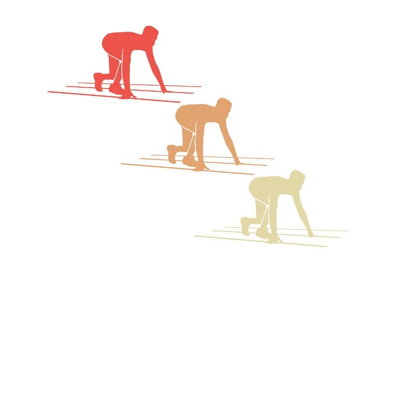 Sprint-Start Dynamik in Farbe Geschenk