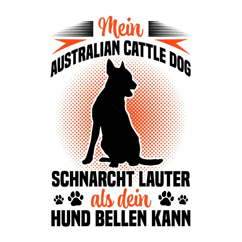 Le bouvier australien ronfle plus fort