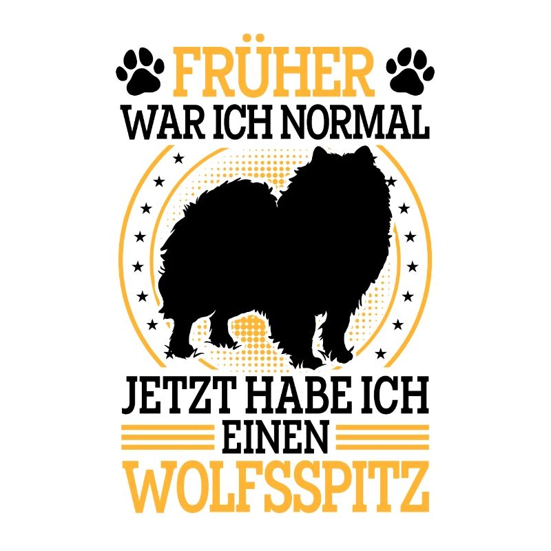 Wolfsspitz war normal Deutscher Wolfsspitz