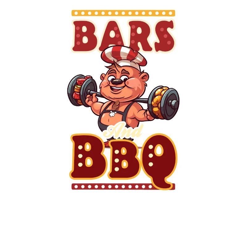 Bodybuilder BBQ Bars And BBQ