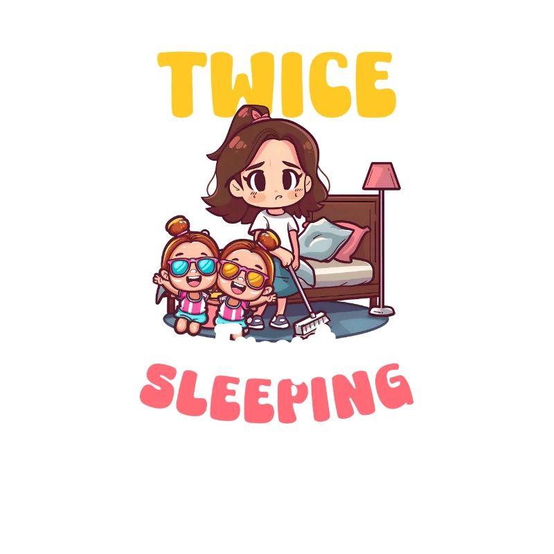 Twin Mom Doing Everything Twice Except Sleeping