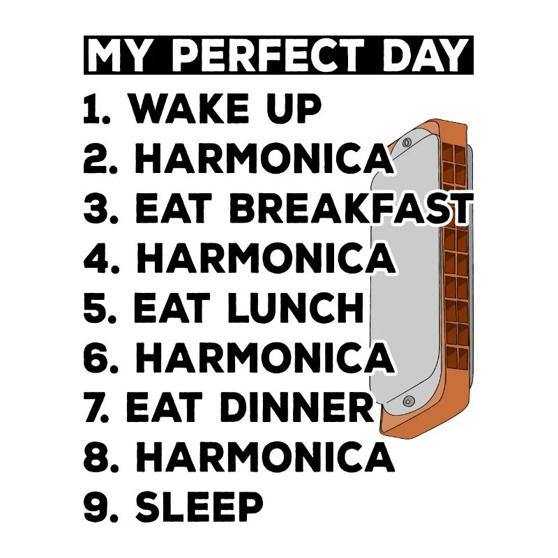 My Perfect Day Harmonica Player Harmonica
