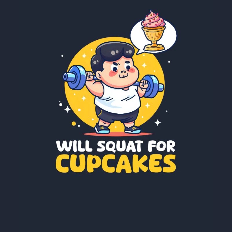 Cupcake Lover Will Squat for Cupcakes