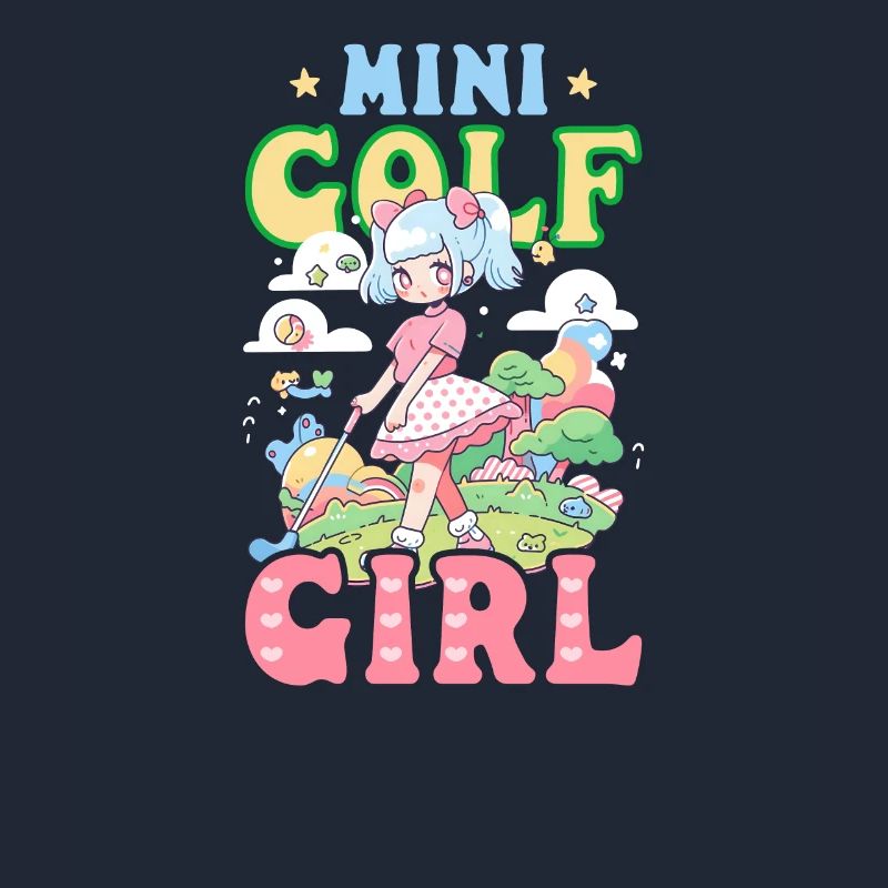 Fille de golf