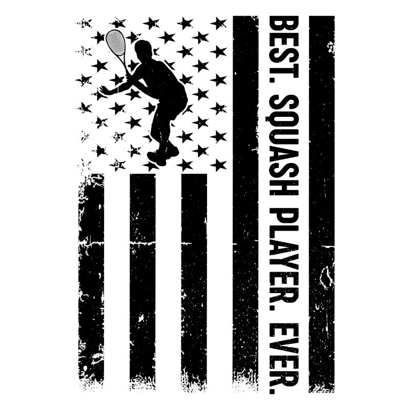 Best Squash Player Ever - Squash US Flag