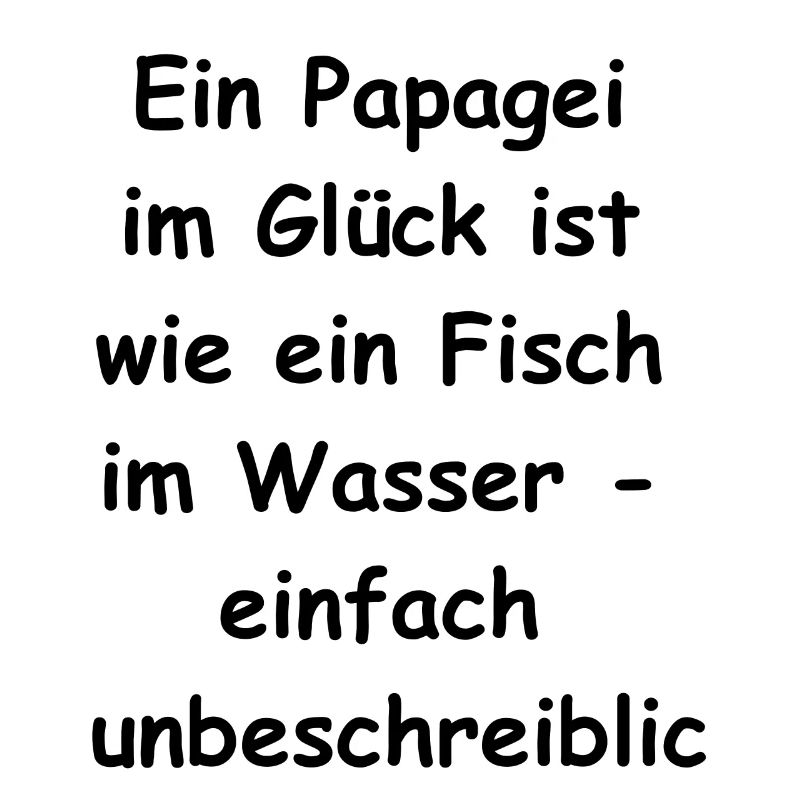 Glücks-Papagei-Geschenk