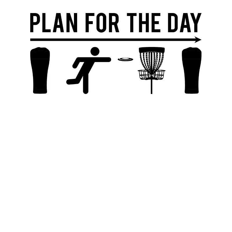 Disc Golf Player Plan for the day Disc Golfer