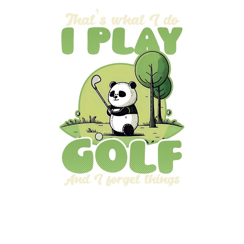Golfing Play Golf Forget Things