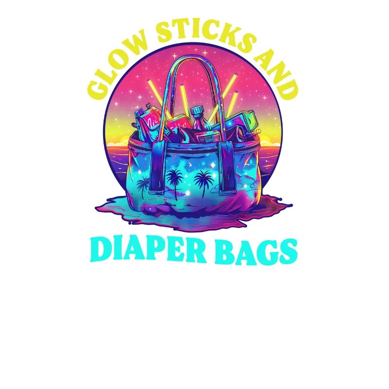 EDM Rave Maman Sticks & Sacs à Couches