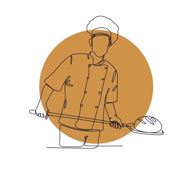 Lineart Bread Dough Bread Maker Bread Queen Bread