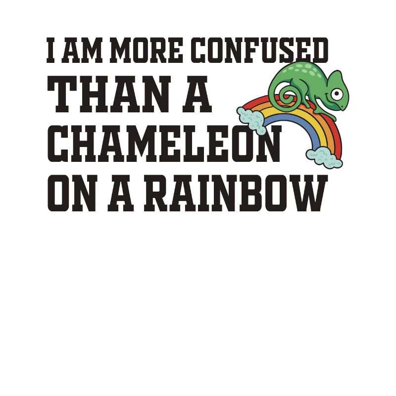 Je suis plus confus qu’un caméléon