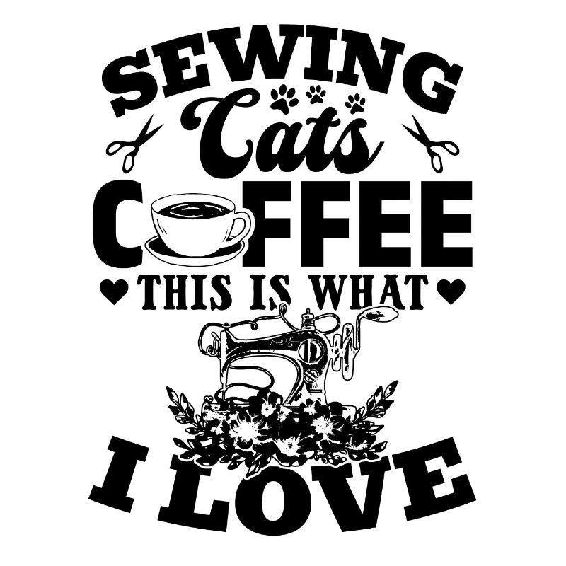 Coudre du café pour chats C’est ce que j’aime - Seamstres