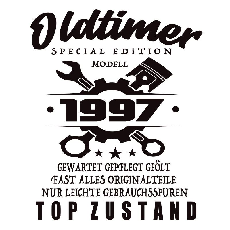 Oldtimer Special Edition Modell 1997 Geburtstag