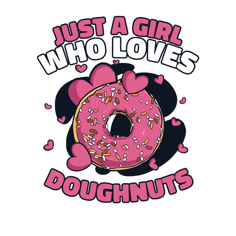 Mädchen, Das Donuts liebt Donuts Maker Glasiert