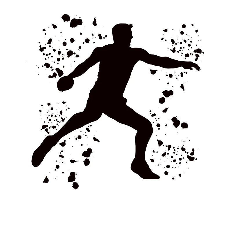 Diskuswerfer Colorsplash Diskuswurf