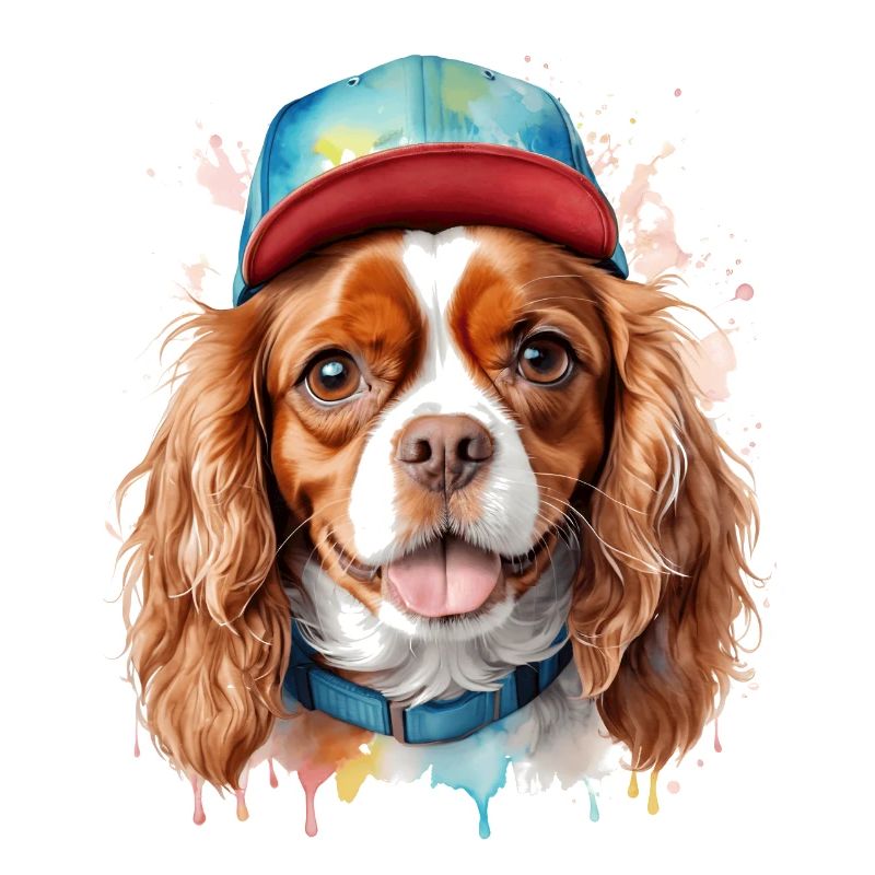 Cavalier King Charles Spaniel Snapback Cap Chien
