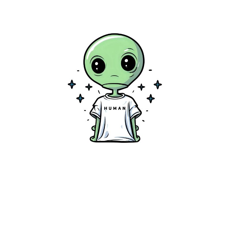 Alien Enlèvement Alien Essayant De S’intégrer