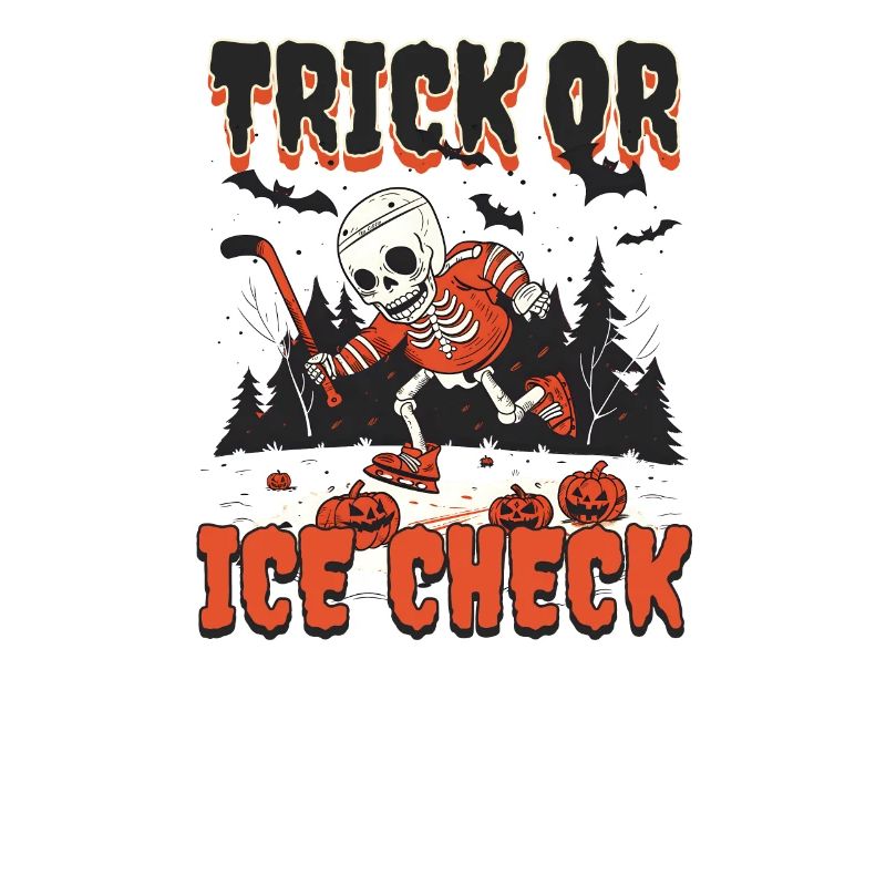 Halloween Eishockey Trick oder Eischeck