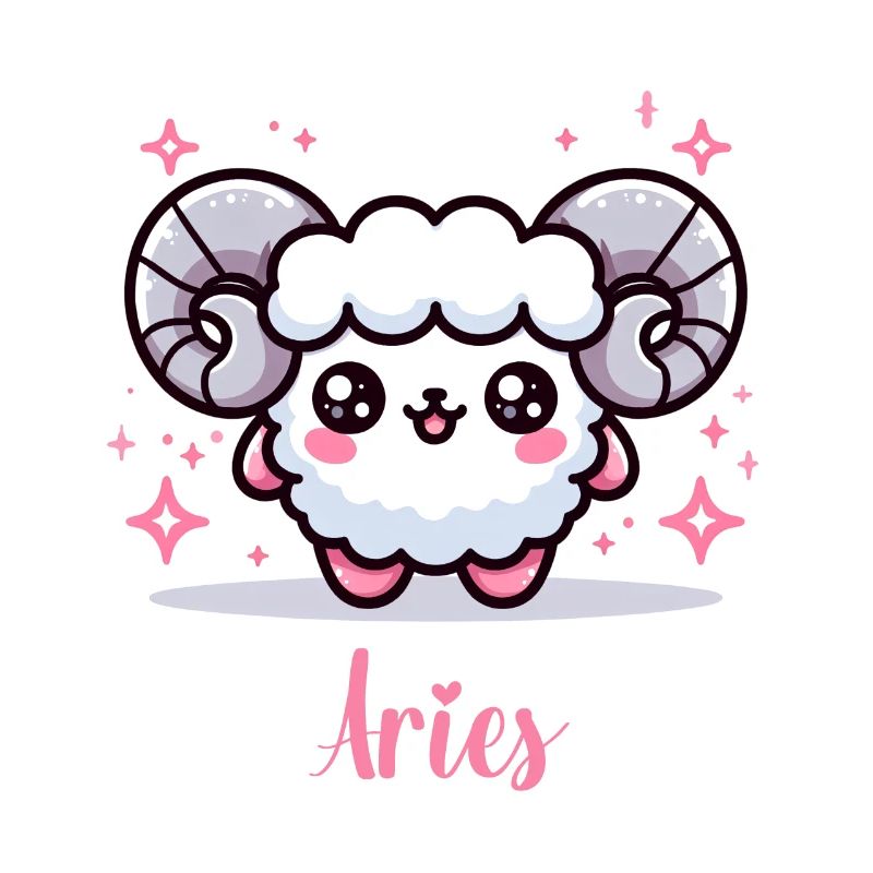 Süße Aries Sternzeichen Astrologie Geschenk