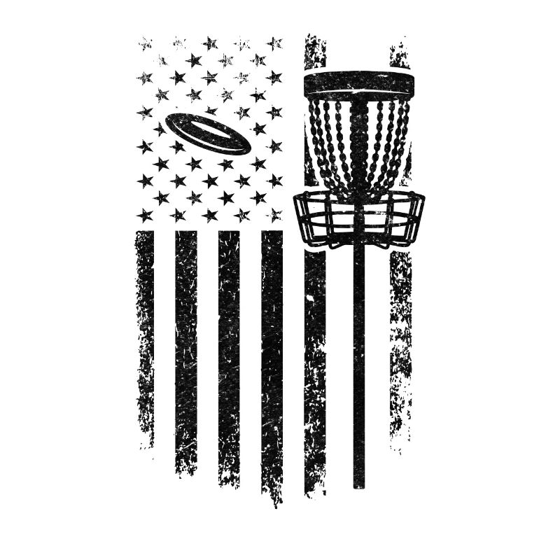 Disc Golf America Flag - Disc Golfer Disc Golfing
