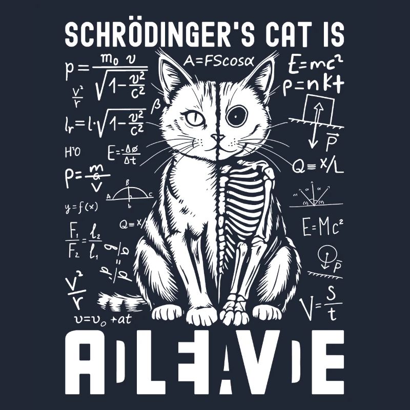 Schrödingers Katze Dead and Alive