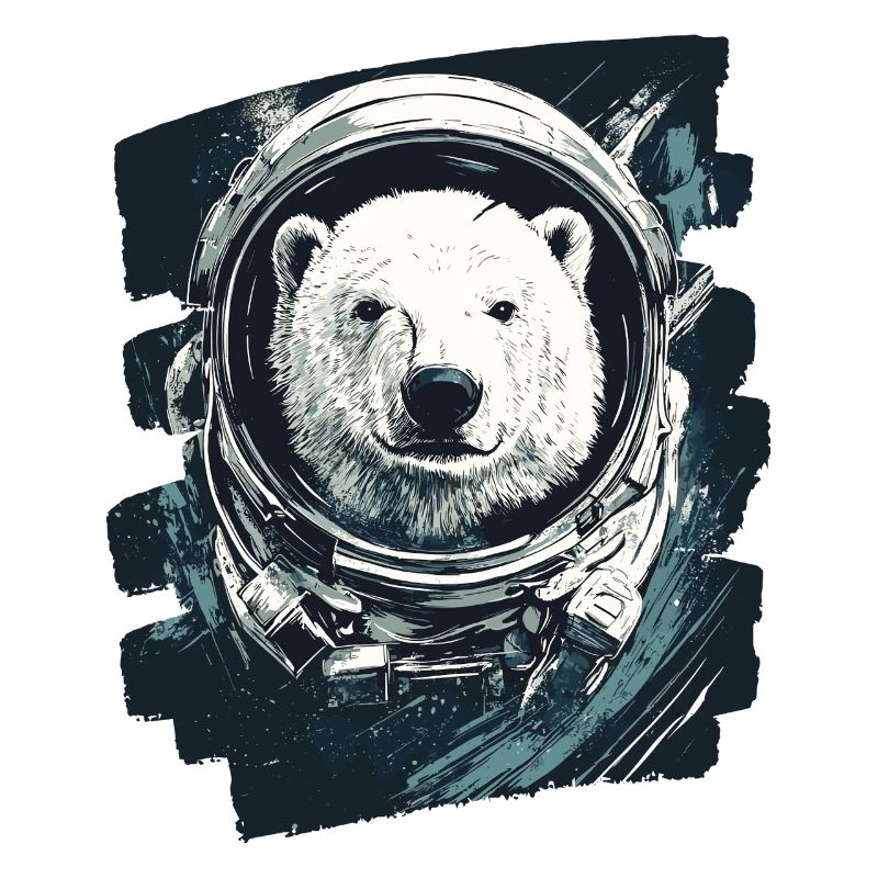 Polar Bear Astronaut