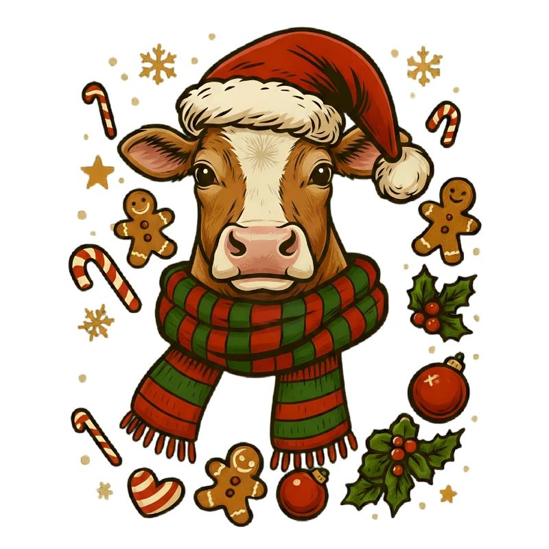 Vache à Noël