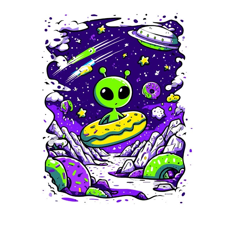 Beignet extraterrestre dans l’espace