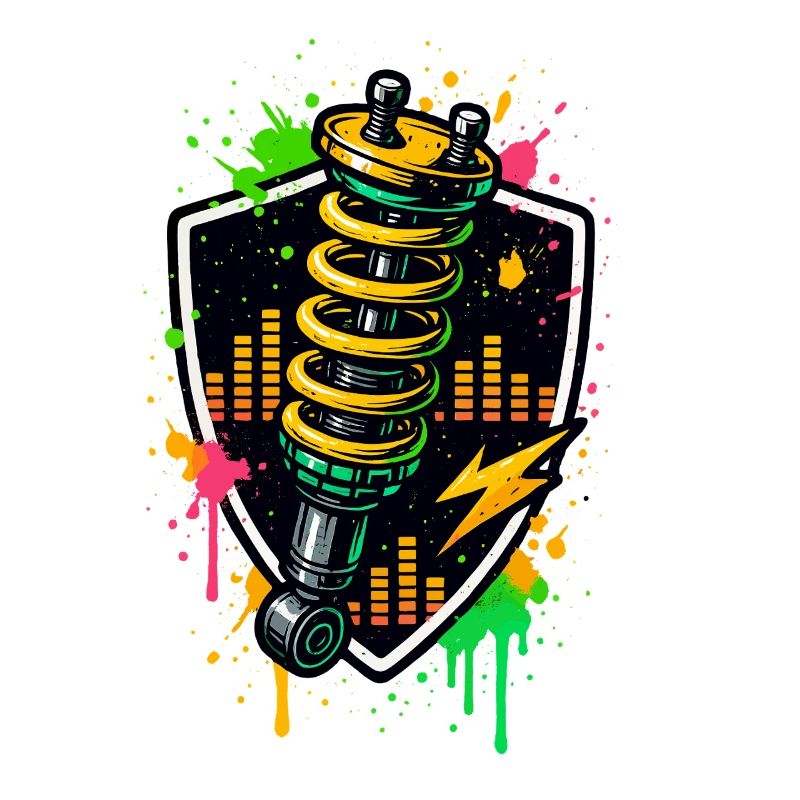 Coilover Kit Neon, Tuning Screwdriver Shirt