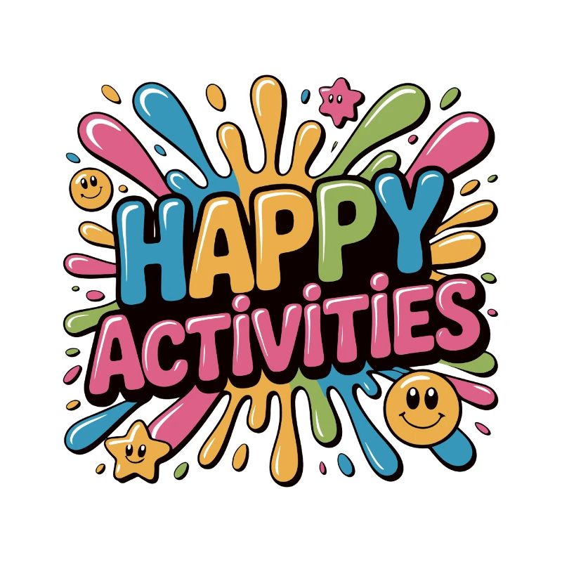 Activités joyeuses Explosion d’éclaboussures