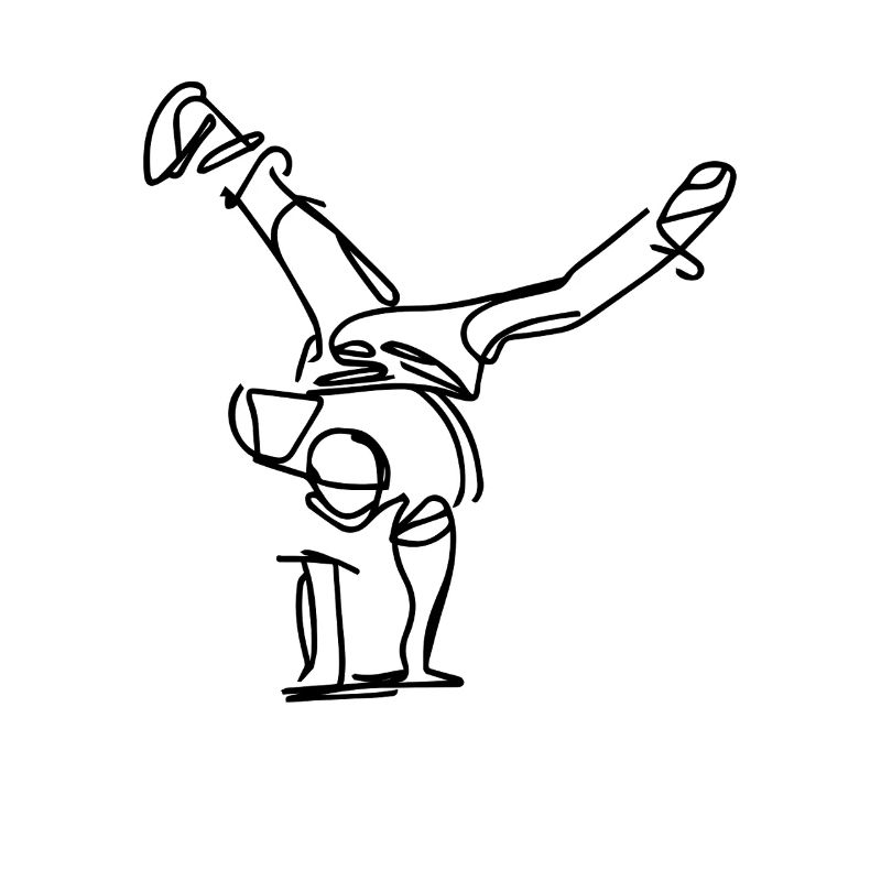 Breakdancer Sketch
