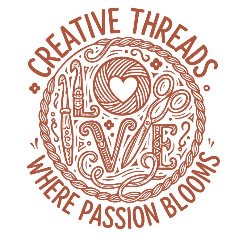 Fils créatifs adore crocheter les fleurs-passions