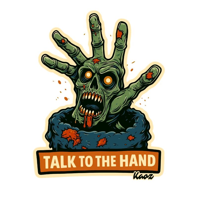 Zombie Hand ruft: Sprich mit der Hand