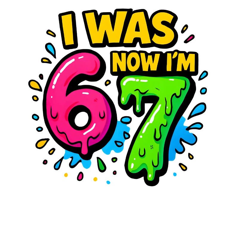 7. Geburtstag Kinder 67 Meme Humor Geschenkidee