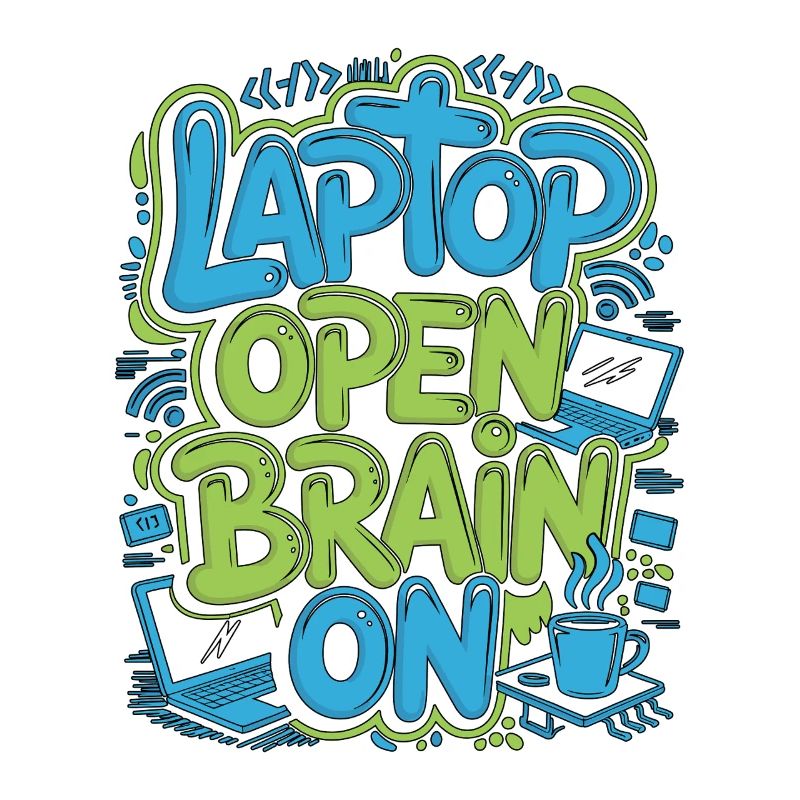 Remote Developer Laptop Open Brain On Remote Coder