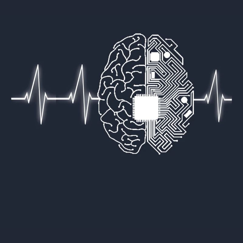 Programmeur Lover Programmer Heartbeat design